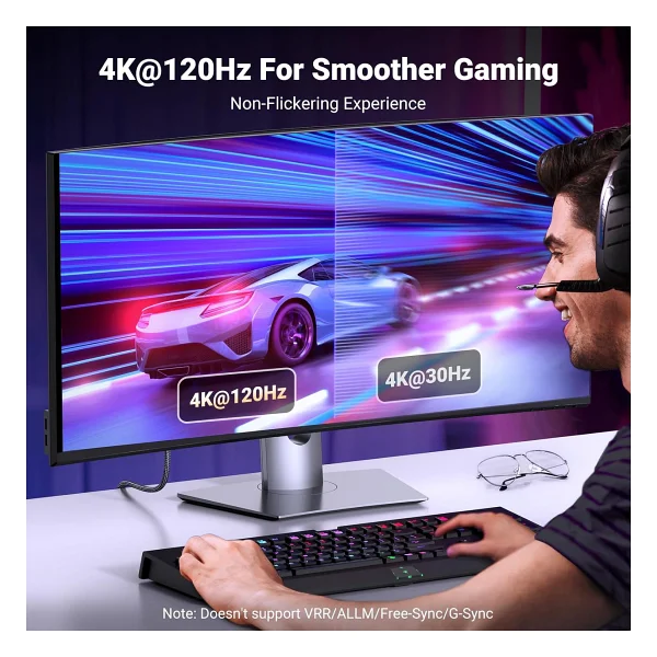 UGREEN 80395 1 m DisplayPort to HDMI Dönüştürücü - Görsel 4