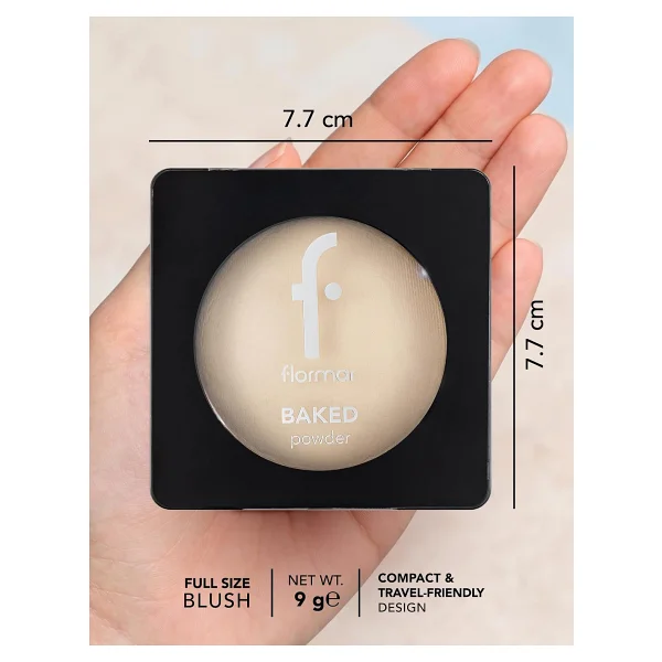 Flormar Yüksek Pigmentli & Yarı Mat Bitişli Fırınlanmış 034 Honey Beige 9 gr Kompakt Pudra - Görsel 2