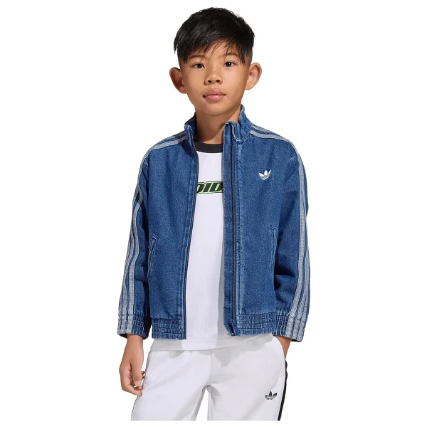adidas Firebird Denim Çocuk Mavi Ceket - Görsel 6