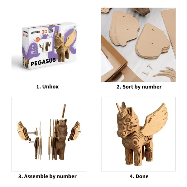 Cartonic Pegasus 3D Puzzle - Görsel 5