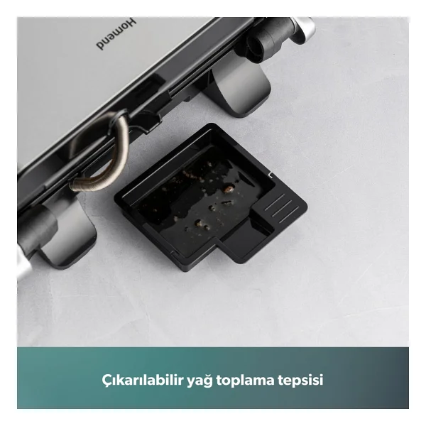 Homend Grilliant 1349H 2000 W Inox Tost ve Izgara Makinesi - Görsel 4