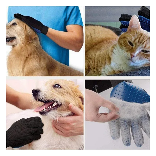 Orret Home Kedi Tüy Toplama Kaşıma Eldiveni Kedi Köpek Tüy Tarama Eldiveni Tüy Eldiveni (ASORTİ RENK) - Görsel 4