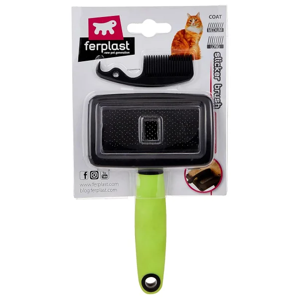 Ferplast Gro 5802 İnce Metal Dişli Kedi Tarağı , M - Görsel 3