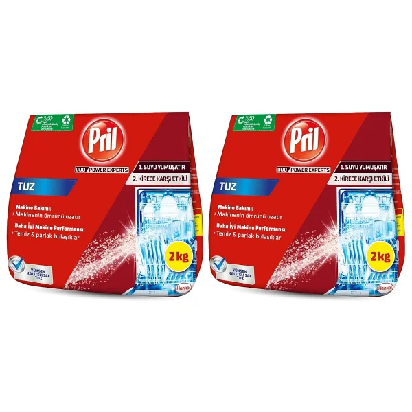 Pril Duo Power Experts Bulaşık Makinesi Tuzu 2 kg - Görsel 8