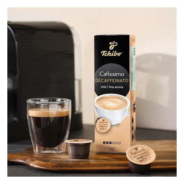 Tchibo Cafissimo Caffe Crema Decaffeinato Kapsül Kahve 10'lu - Görsel 2
