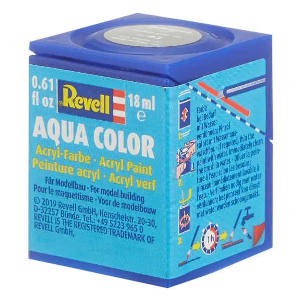 Revell - Su Bazlı Maket Boyası Gri Mat 18 Ml (36143) - Görsel 4