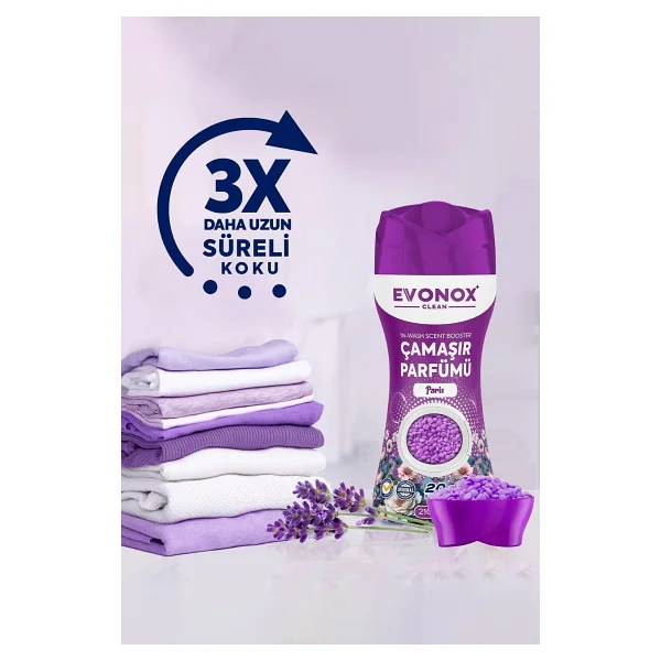 Evonox Clean Granül Çamaşır Parfümü & Çamaşır Yumuşatıcı (PARİS) - Görsel 5