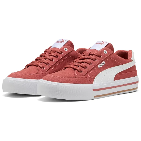 Puma Court Classic Vulc FS 396353-37 Beyaz-Pudra Spor Ayakkabı - Görsel 10