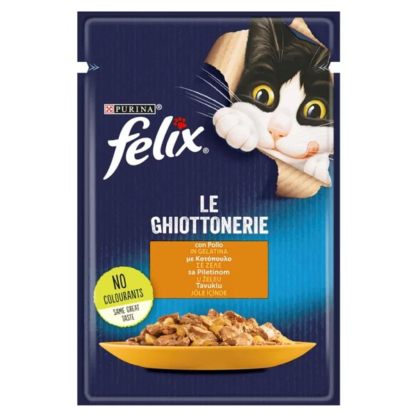Felix Karışık 85 gr 52'li Yetişkin Kedi Yaş Maması - Görsel 5