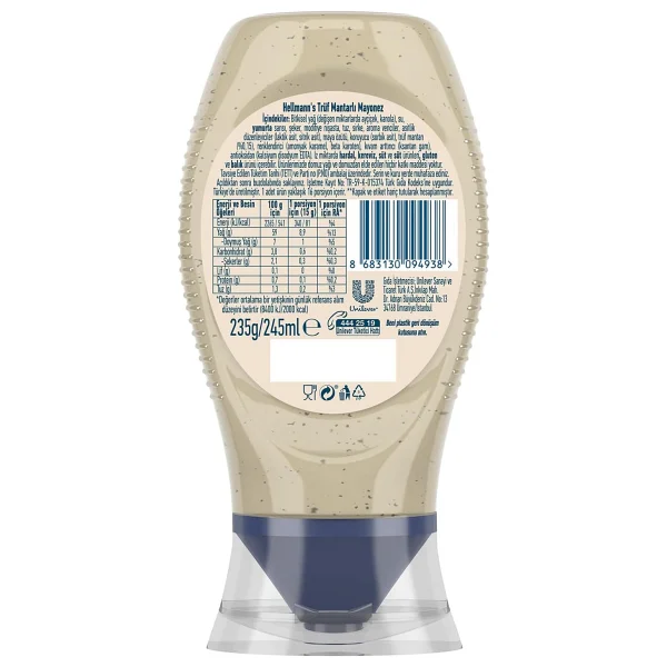 Hellmann's Trüflü Mayonez 235 gr - Görsel 3