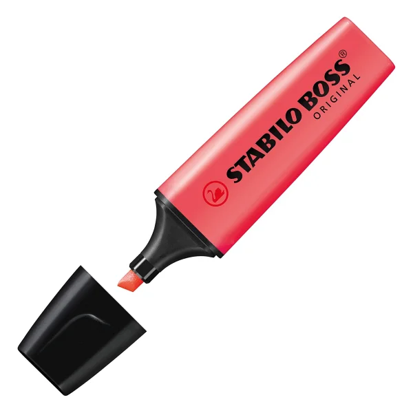 Stabilo Boss Original Kırmızı Fosforlu Kalem - Görsel 5