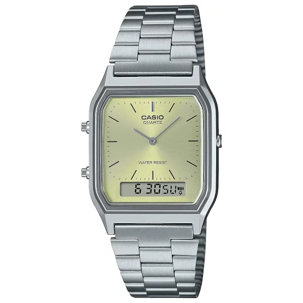 Casio Standart AQ-230A-2A1MQYDF Çelik Kordon Mavi Kol Saati - Görsel 5