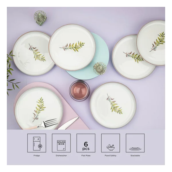 Kütahya Porselen Moderna Comfort 6 Kişilik 19 cm Pasta Takımı - Görsel 6