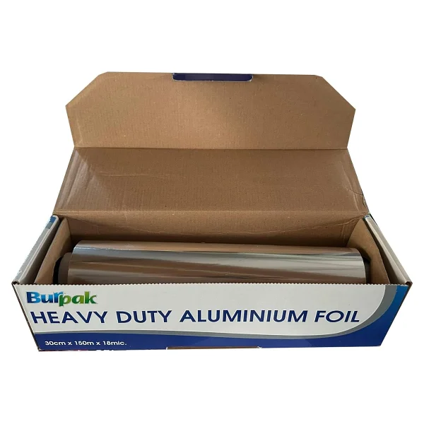 Burpak Heavy Duty Ağır Hizmet Tipi Alüminyum Folyo - 30 Cm. X 150 Metre - 18 Mikron - 3 Paket - Görsel 3