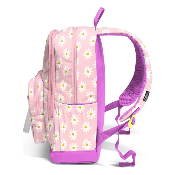Coral High 33224 Papatya Desenli 4 Bölmeli Okul Sırt Çantası - Görsel 8