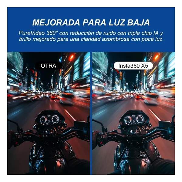 Insta360 X5 Aksiyon Kamerası - Motosiklet Kiti - Görsel 4