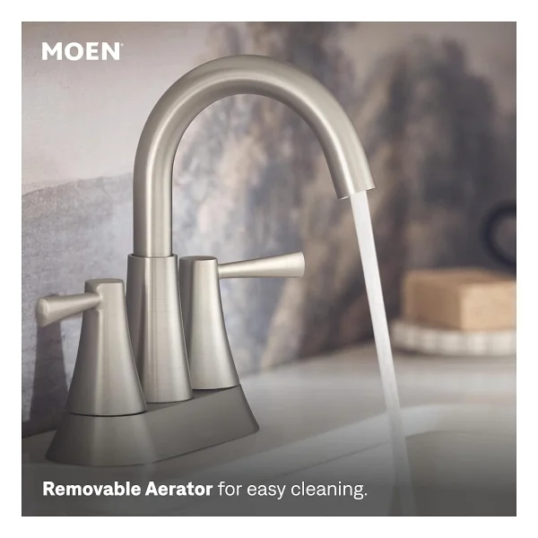 Kutulu Moen 84022SRN Ronan İki 4 Centerset Modern Musluk - Orijinal ambalajında - Görsel 6