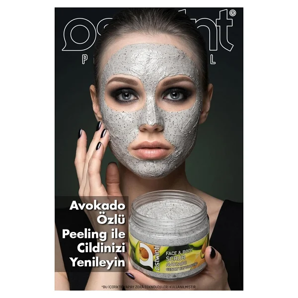 Ostwint Yüz ve Vücut Scrub Peeling Jel Avokado 300 ml - Görsel 2