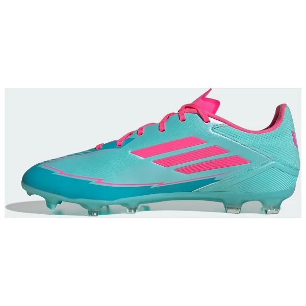 Adidas F50 Messi League FG/MG IH0928 Turkuaz-Pembe Erkek Krampon - Görsel 3