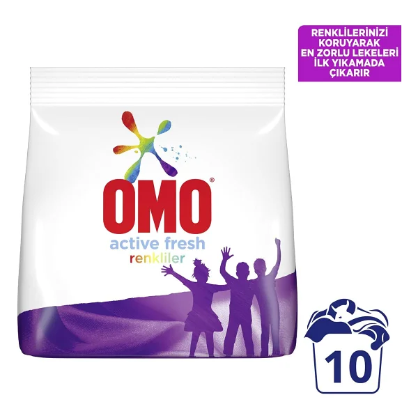 Omo Active Fresh Renkliler için 1.5 kg Toz Deterjan - Görsel 2