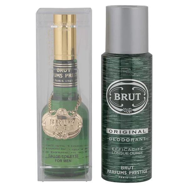 Brut Plexi Madalyon EDT 100 ml + Deo Sprey 200 ml Erkek Parfüm Seti - Görsel 5