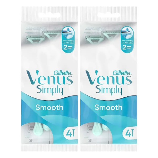 Gillette Venus 2 Simply Kullan At 4'lü Kadın Tıraş Bıçağı - Görsel 9