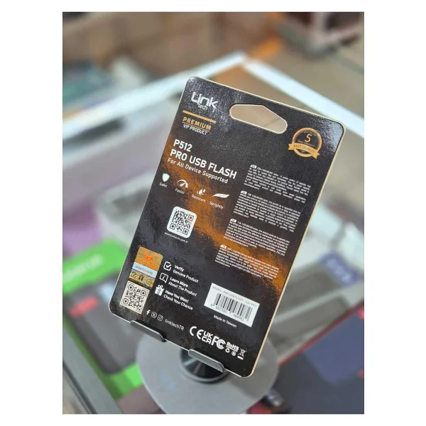 Linktech P512 Pro Premium 256GB Metal USB Bellek 100MB/s - Görsel 3