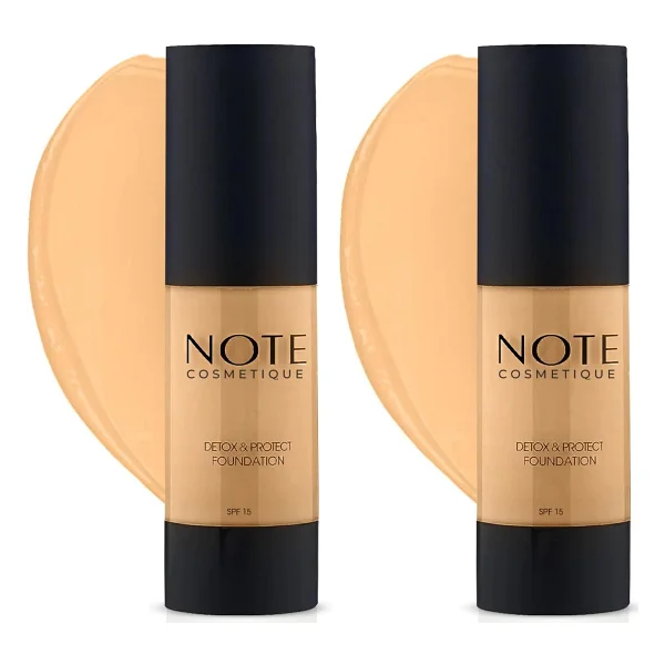 Note Detox & Protect SPF 15 04 Sand 30 ml Likit Fondöten - Görsel 9