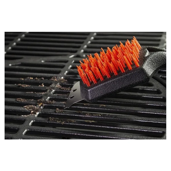 Aygaz Barbekü Fırçası, Aşındırmaz Plastik, Çelik Ek Sıyırıcı, Barbekü Temizleyici, Ergonomik Barbekü Izgara Temizleme Fırçası, Uzun Saplı - Görsel 2
