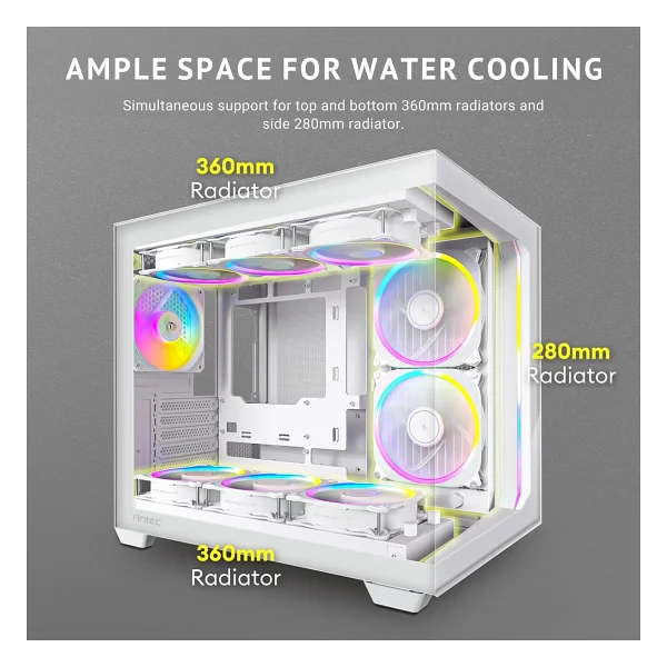 Antec C5 ARGB Fanlı Beyaz ATX Oyuncu Kasası - Görsel 5