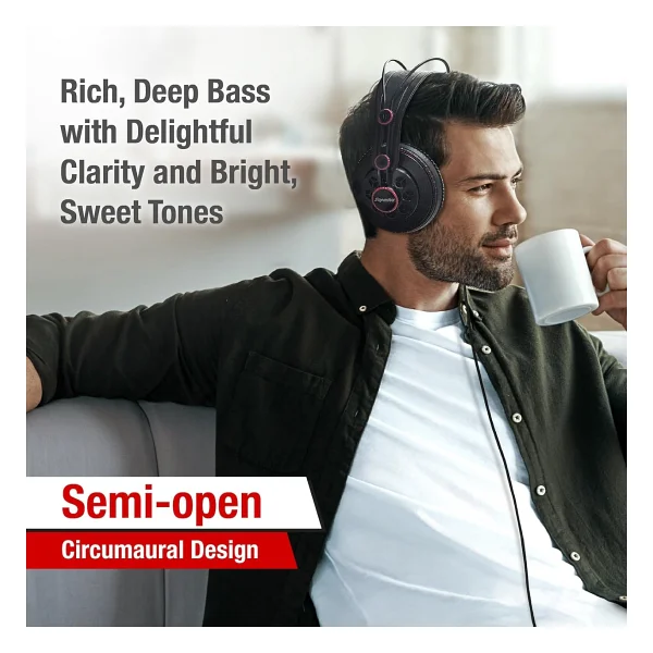 Superlux HD681 Kulak Üstü Stüdyo Kulaklığı - Görsel 4