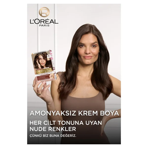 L'Oreal Paris Excellence Creme 4U Nude Kahve Saç Boyası - Görsel 2