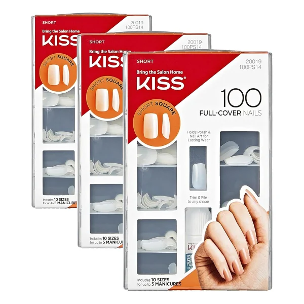 Kiss Şeffaf Kısa Takma Tırnak (100'Lü Paket) - Görsel 7