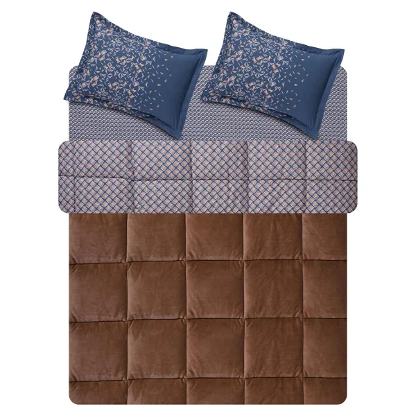Puffy Gretel Tek Kişilik Threefy Uyku Seti - Camel - Kahverengi - Görsel 6