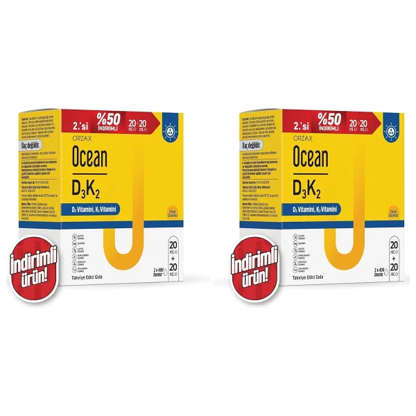 Ocean D3K2 20 ml Damla 2'li - Görsel 3