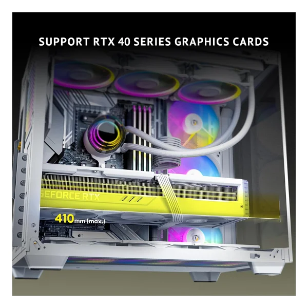 Antec C5 ARGB Fanlı Beyaz ATX Oyuncu Kasası - Görsel 9