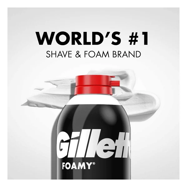 Gillette Foamy Regular 311 gr Tıraş Köpüğü - Görsel 5