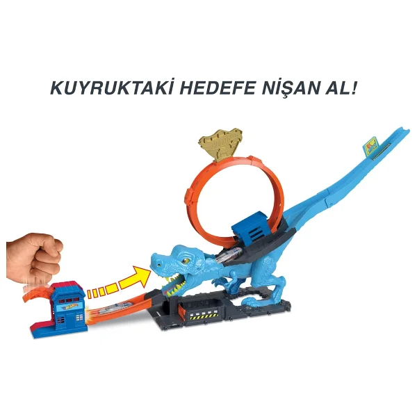 Hot Wheels Dinozor ile Mücadele Oyun Seti HKX42 - Görsel 3