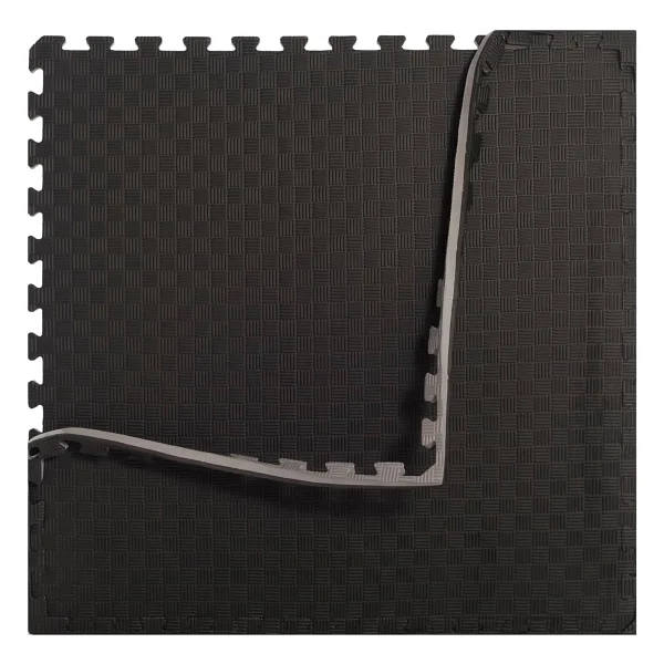 tatami minderi 100x100 26mm kalınlık (gri-siyah) - Görsel 2