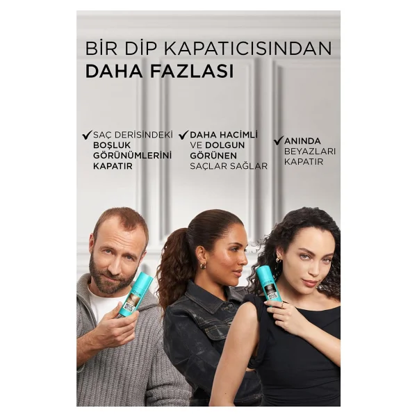 L'Oreal Paris Magic Retouch Kumral 75 ml Sprey Saç Boyası - Görsel 4