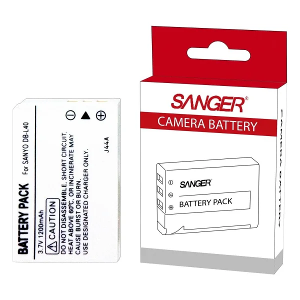 Sanger DB-L40 Sanyo Fotoğraf Makinesi Batarya - Görsel 4