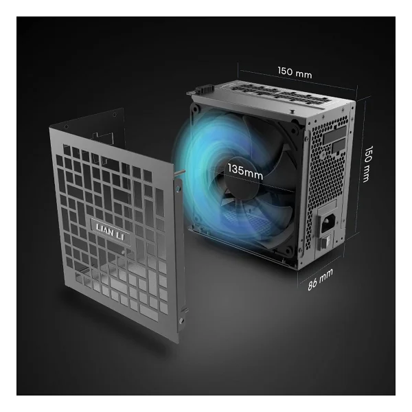 Lian Li RS1200G G9P.RS1200G.WH00.EU 1200 W Beyaz Power Supply - Görsel 9