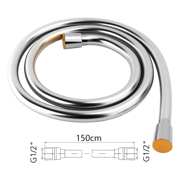 Aqua Bagno Ultra Flex Duş Spiral Hortumu - 150 Cm. - Görsel 3