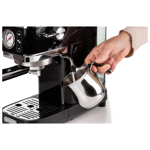 Ariete Moderna Slim 1381/32 Siyah Manuel Espresso Makinesi - Görsel 4