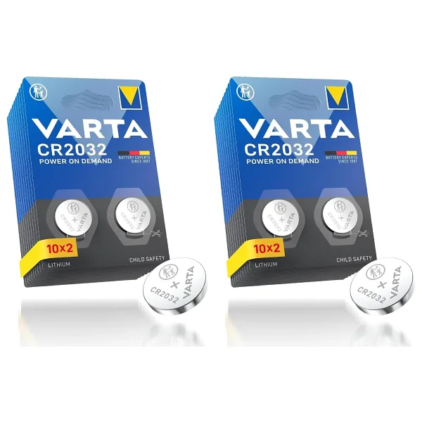 Varta CR2032 3V 20'li Lityum Düğme Pil - Görsel 7