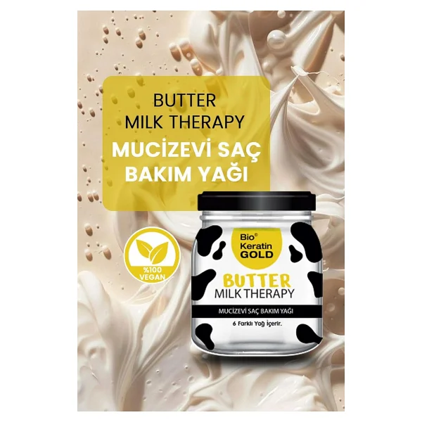 Milk Therapy Bio Butter Saç Bakım Yağı 210ML - Görsel 4