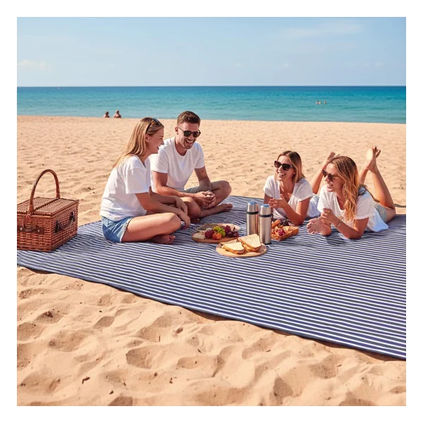 Haegs Piknik Örtüsü, Çanta Kamp Matı, Plaj Matı, Piknik Yer Örtüsü, Seyahat, Kamp, Outdoor, Park Çim Kum Tutmaz, Su Geçirmez, Kullanışlı Çanta Model, Katlanabilir 200x150cm - Adventure - Görsel 8