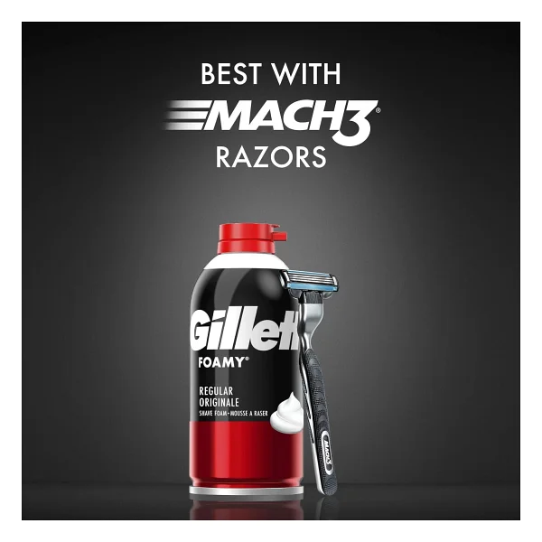 Gillette Foamy Regular 311 gr Tıraş Köpüğü - Görsel 9
