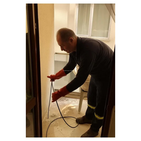 Proalet Kanal Açma Teli, 9 mm Kalınlık, Dayanıklı Metal Tel, Lavabo ve Gider Borusu Açacağı, Tıkanıklık Giderici, Spiral Tel, Ergonomik Sap, Kolay Kullanım, Lavabo, Tuvalet, Banyo, Küvet Açıcı (15 M) - Görsel 9