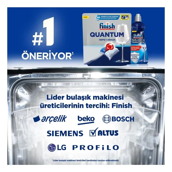 Finish Quantum Bulaşık Makinesi Tableti 60'lı - Görsel 5